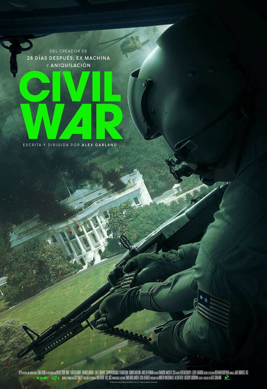 Cartel España Cartel de Civil War 2024 eCartelera