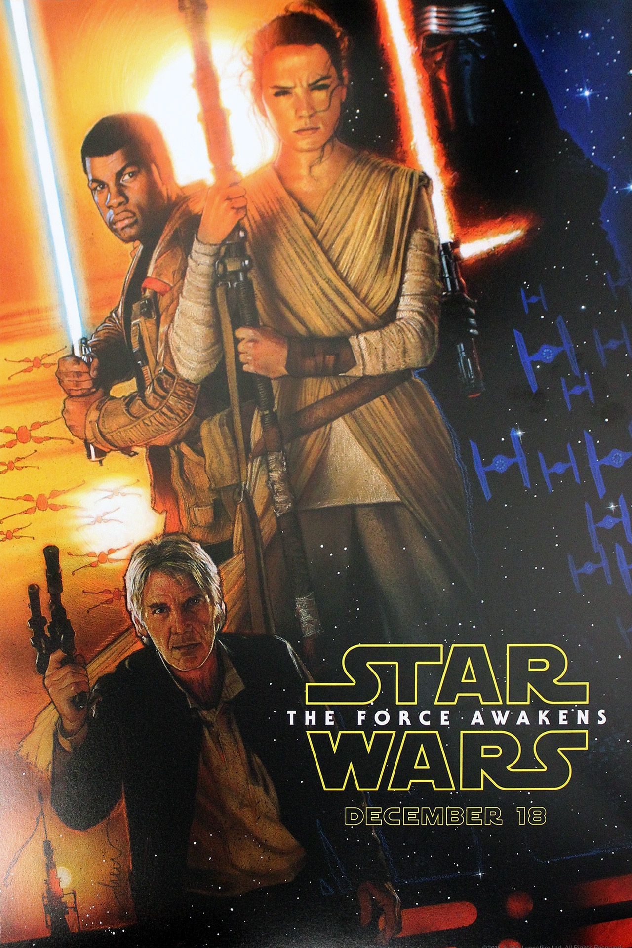 Cartel Estados Unidos De 'Star Wars: Episodio VII - El Despertar De La ...