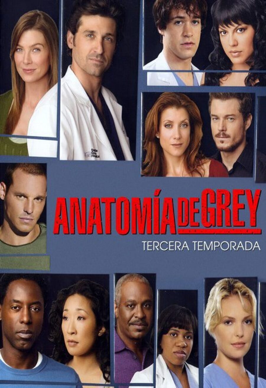 Cartel de Anatomía de Grey - Temporada 3