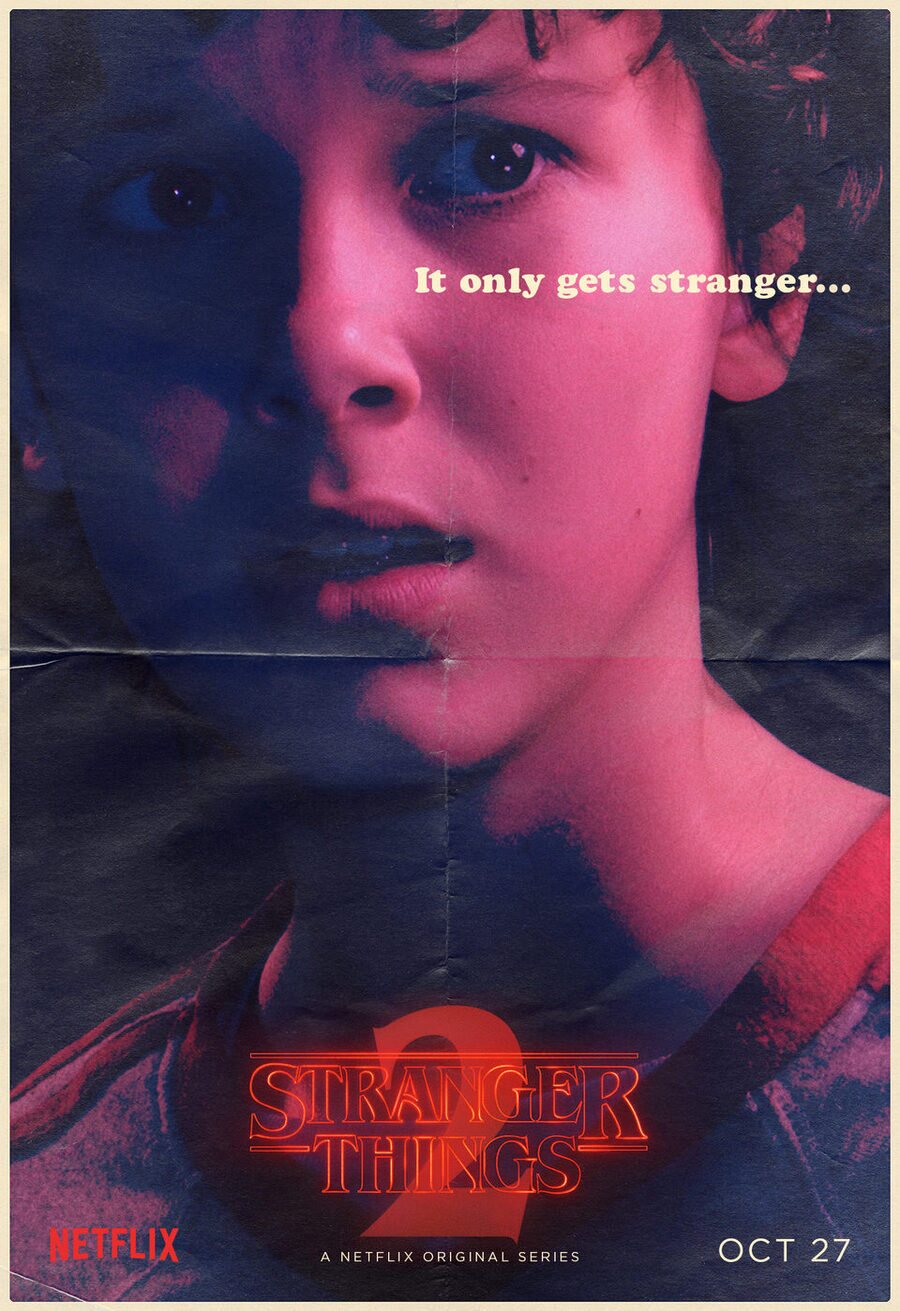 Cartel de Stranger Things - Eleven - Temporada 2