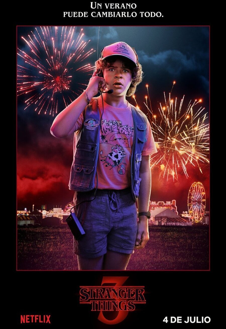 Cartel de Stranger Things - Dustin - Temporada 3