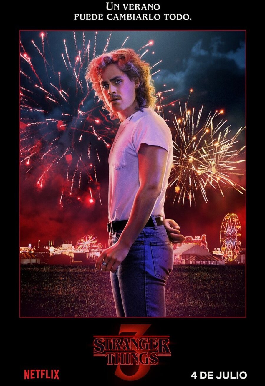 Cartel de Stranger Things - Billy - Temporada 3