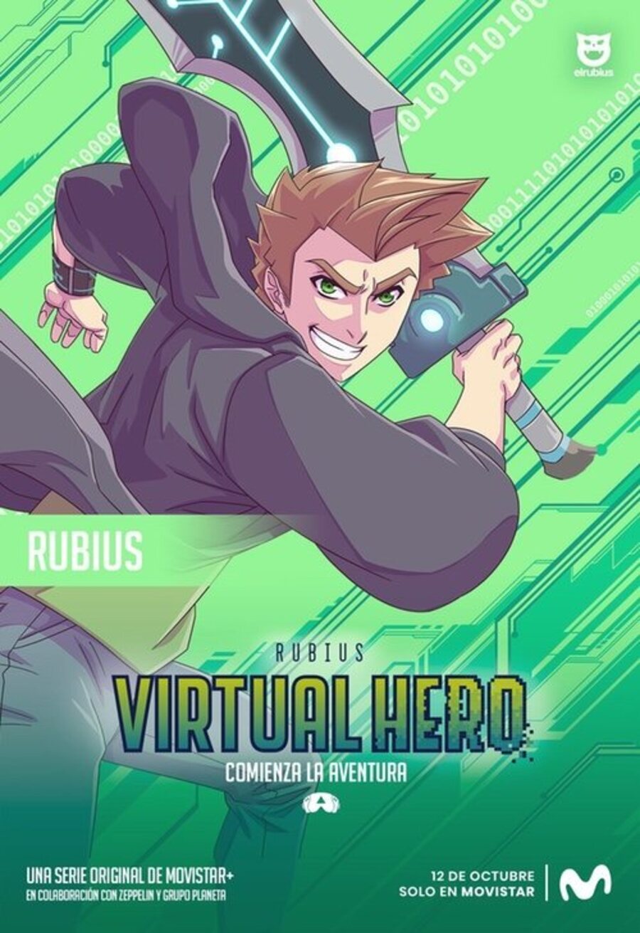 Cartel de Virtual Hero - Temporada 1 - Rubius