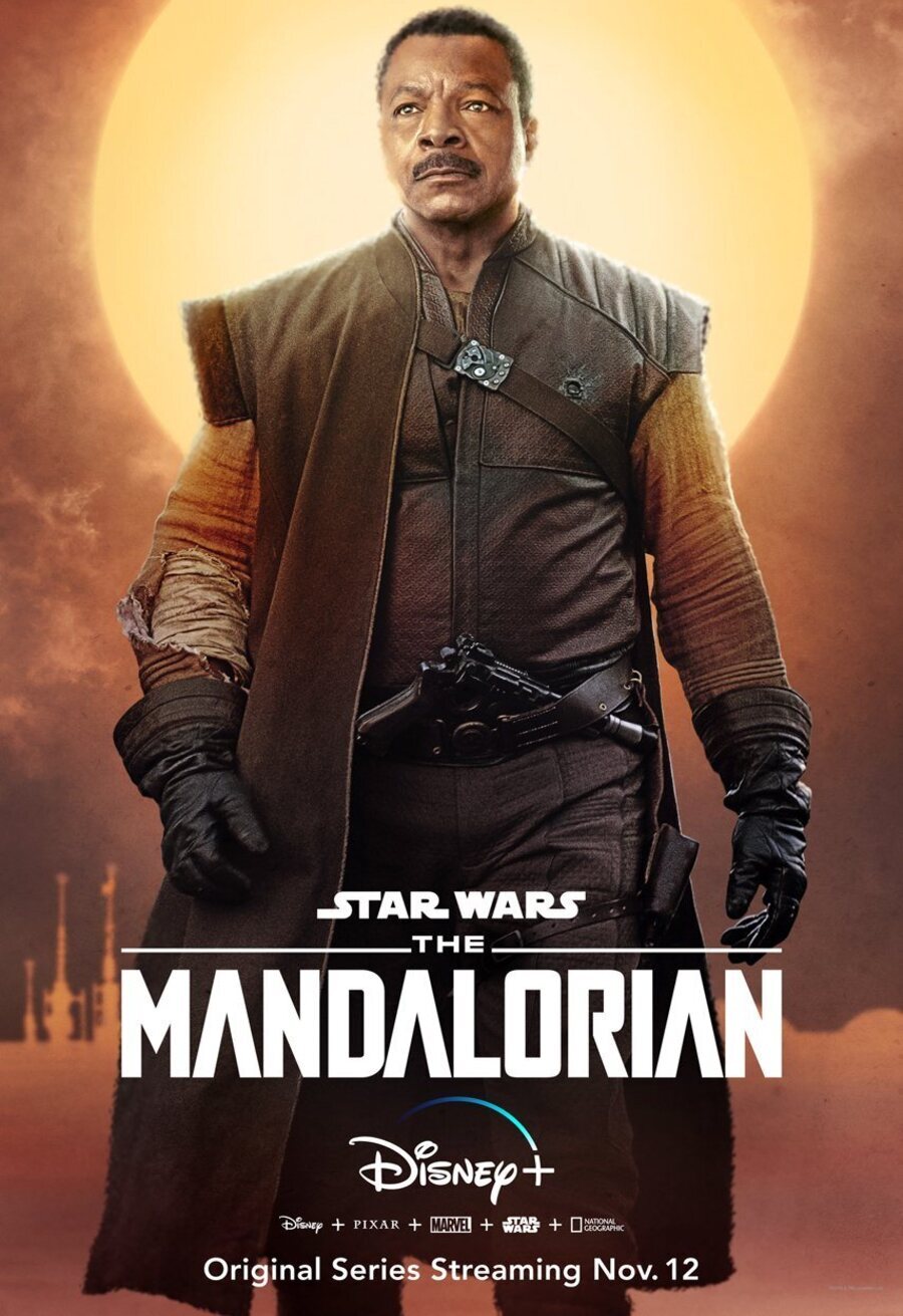 Cartel de The Mandalorian - Greef Carga - Temporada 1