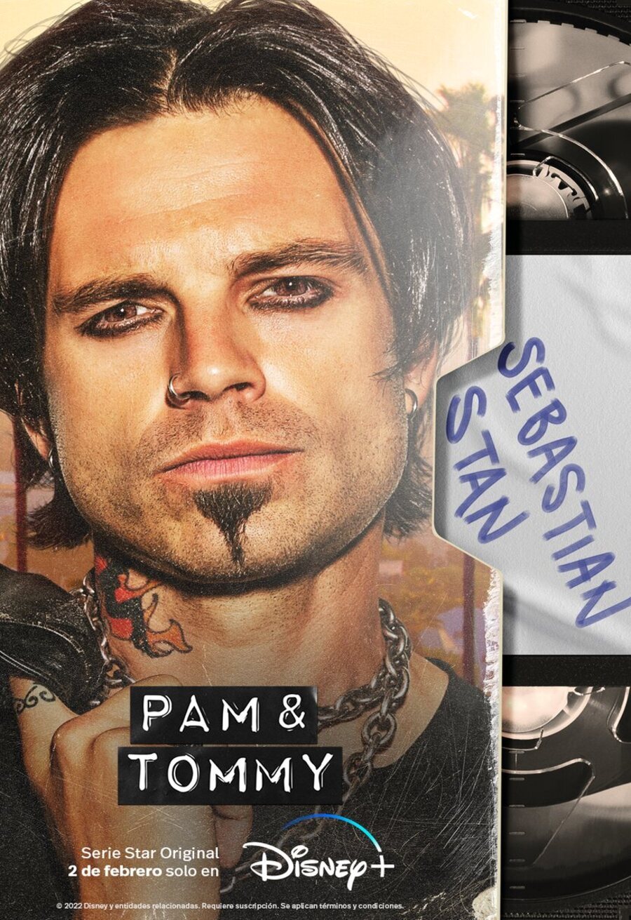 Cartel de Pam & Tommy - Sebastian Stan - Tommy Lee