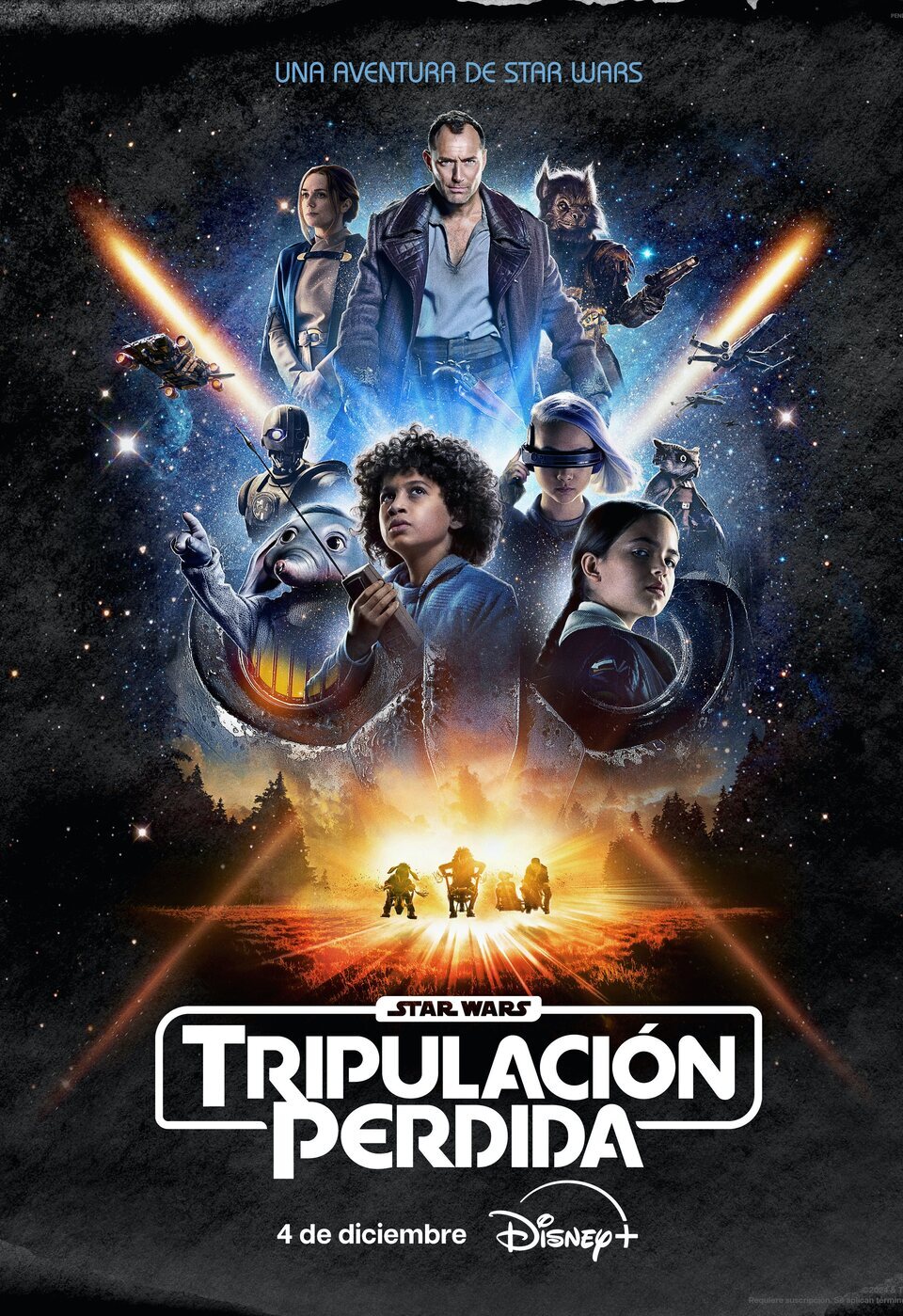 Cartel de Tripulación perdida - Cartel final España