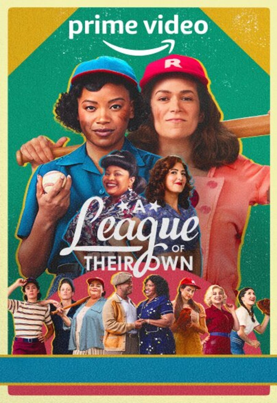 Cartel de Ellas dan el golpe - A League of Their Own