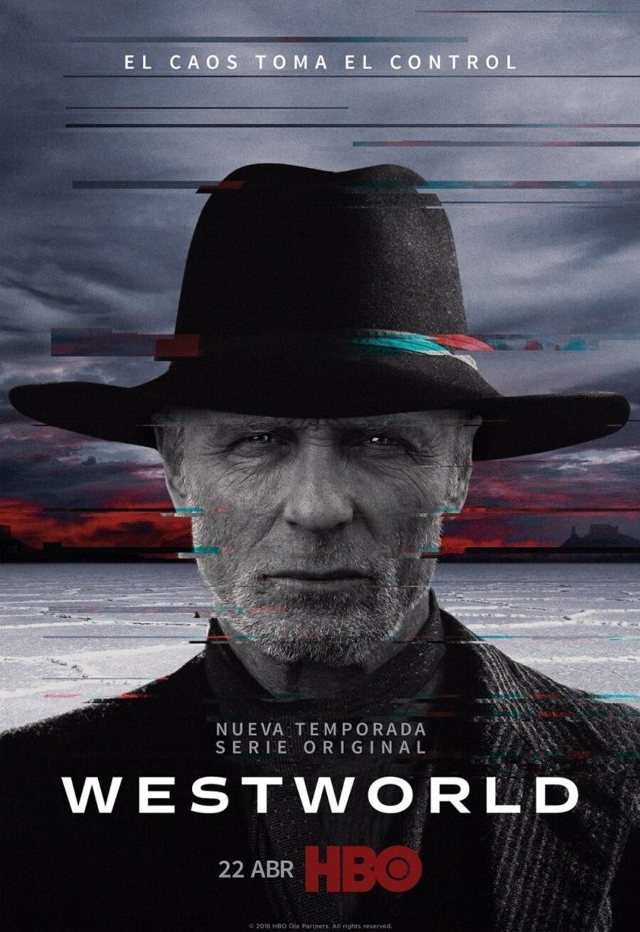 Cartel de Westworld - Hombre de negro Temporada 2