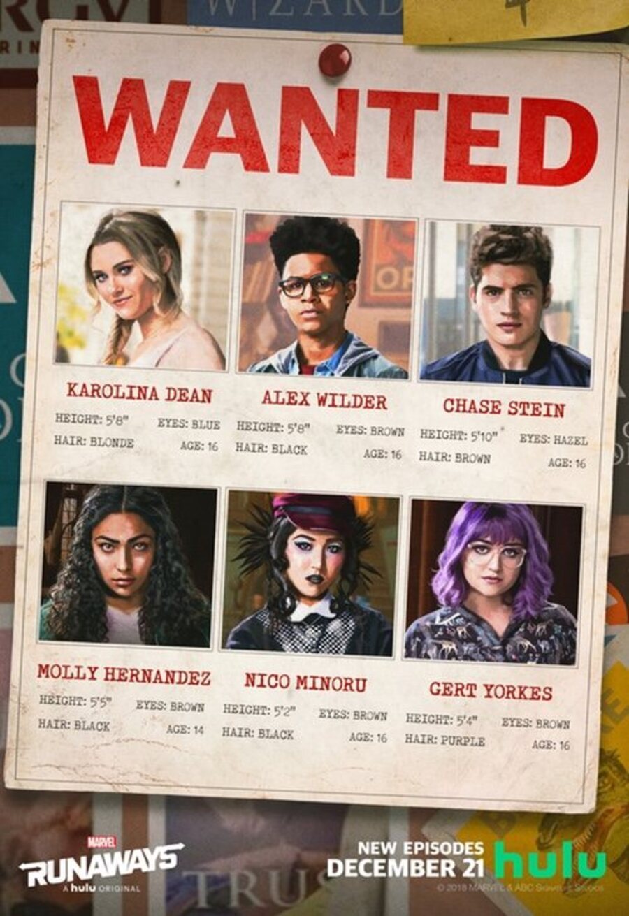 Cartel de Runaways - Temporada 2