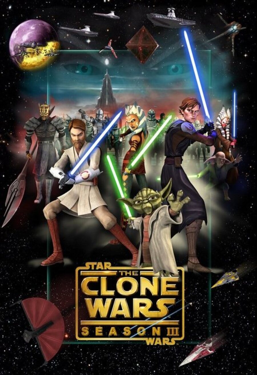 Cartel de Star Wars: Las Guerras Clon - Temporada 3