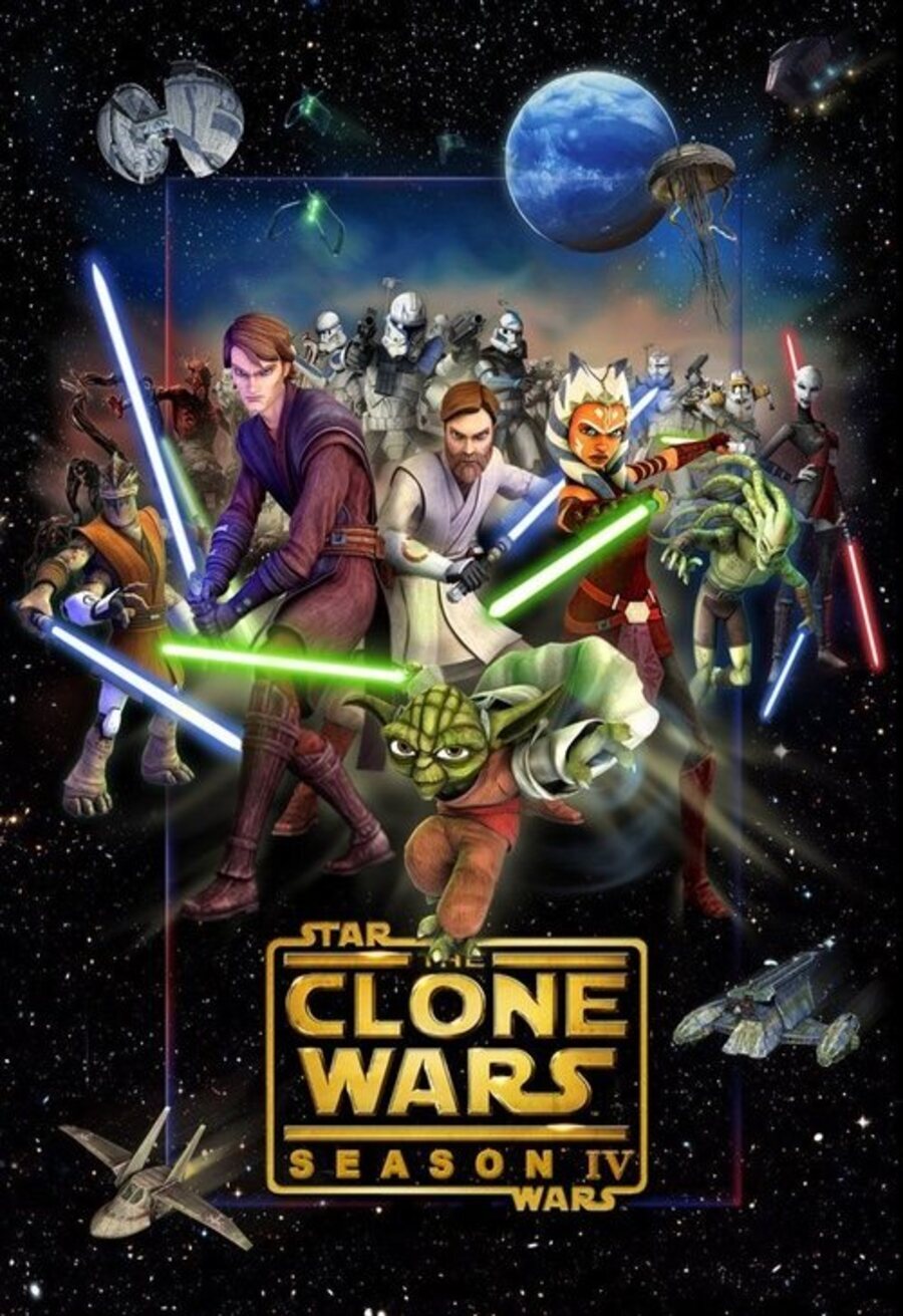 Cartel de Star Wars: Las Guerras Clon - Temporada 4