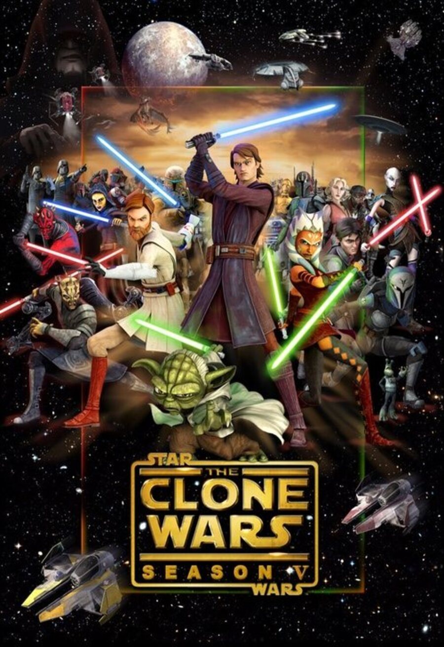 Cartel de Star Wars: Las Guerras Clon - Temporada 5