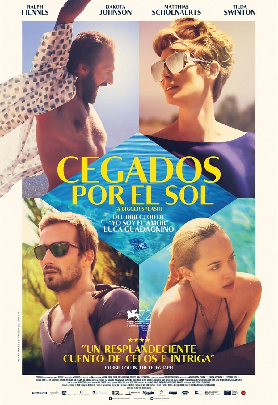 Cartel de Cegados por el sol - 'A Bigger Splash' póster España