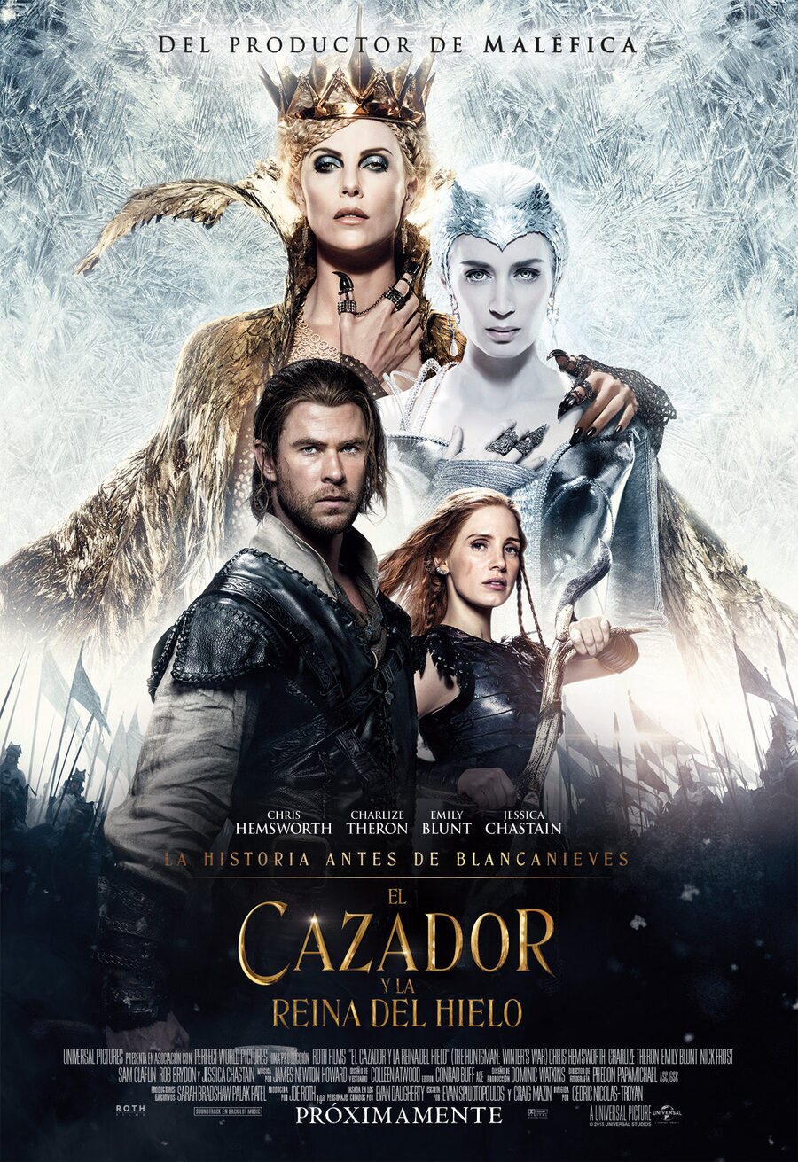 Cartel de Las crónicas de Blancanieves: El cazador y la reina del hielo - México