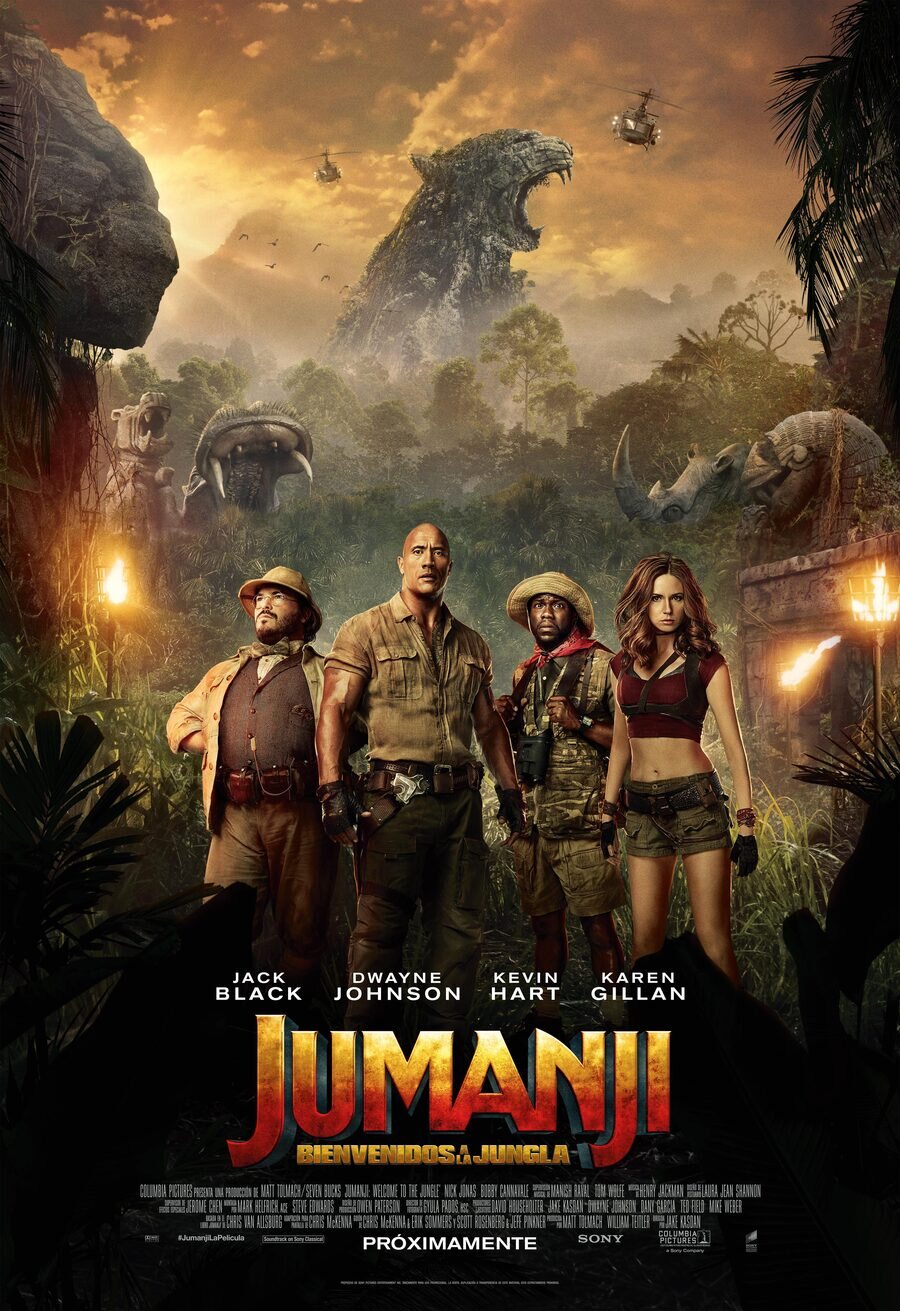 Cartel de Jumanji: Bienvenidos a la jungla - España