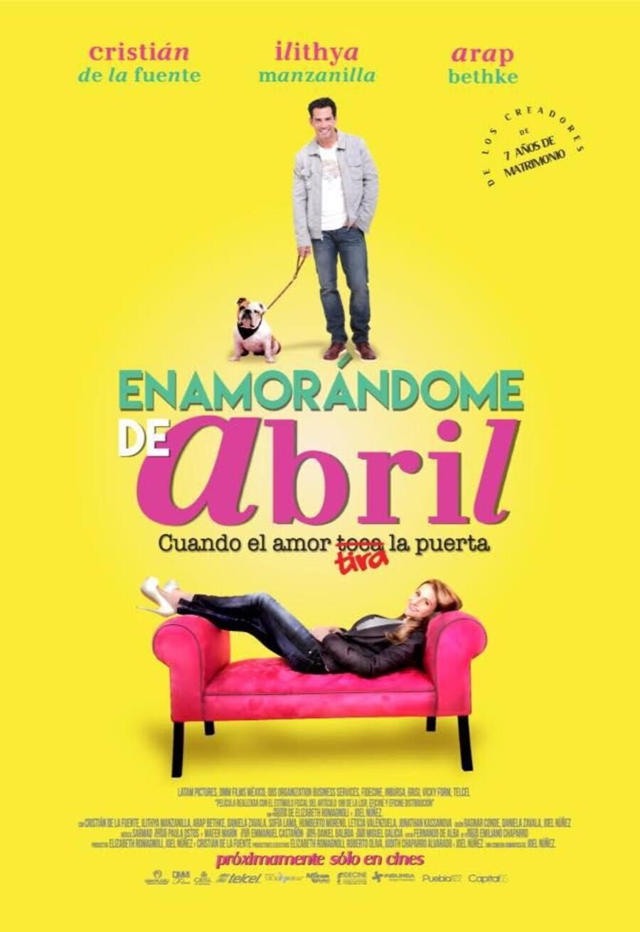 Cartel de Enamorándome de abril - México