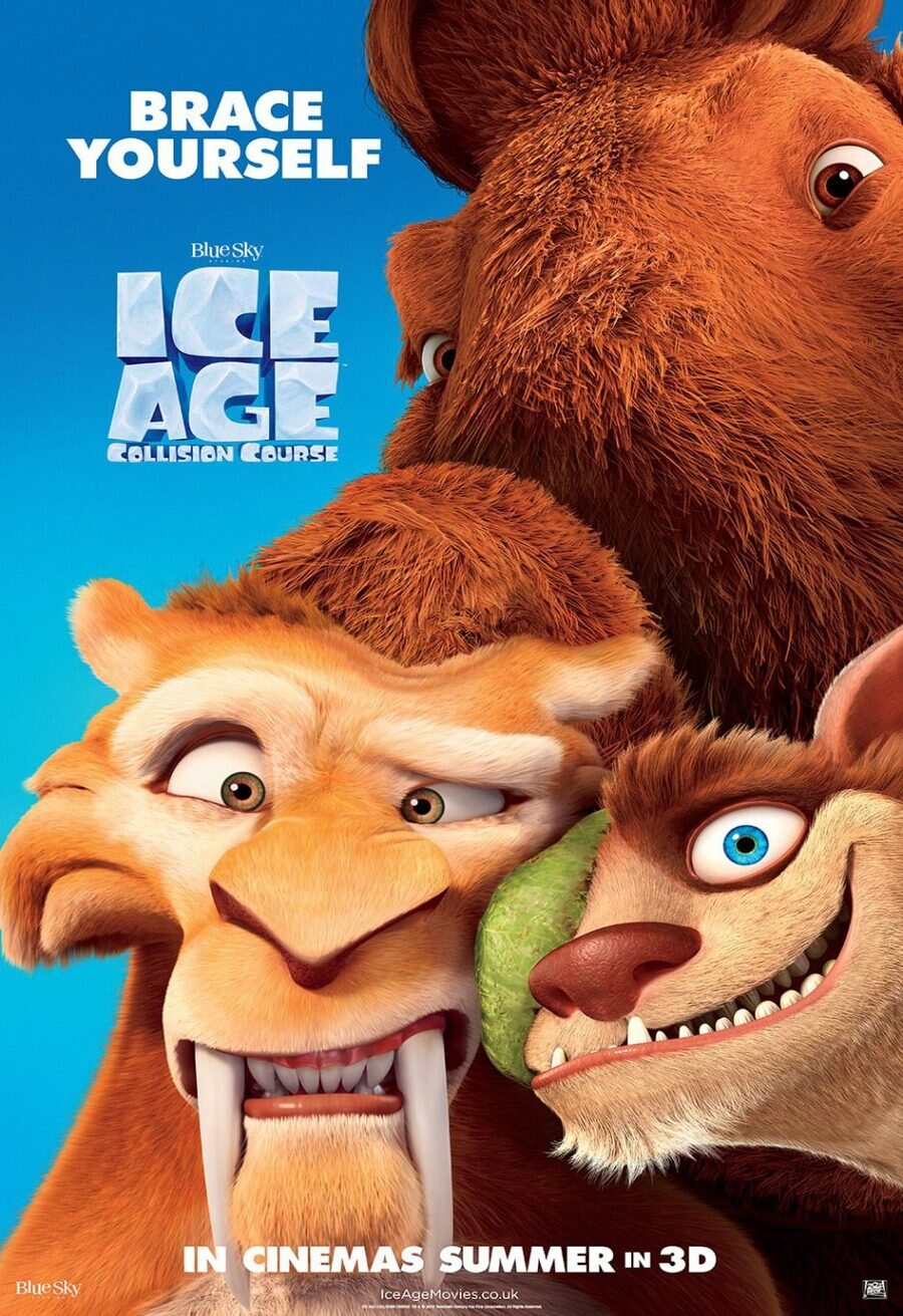 Cartel de Ice Age: El gran cataclismo - Personajes Reino Unido #2