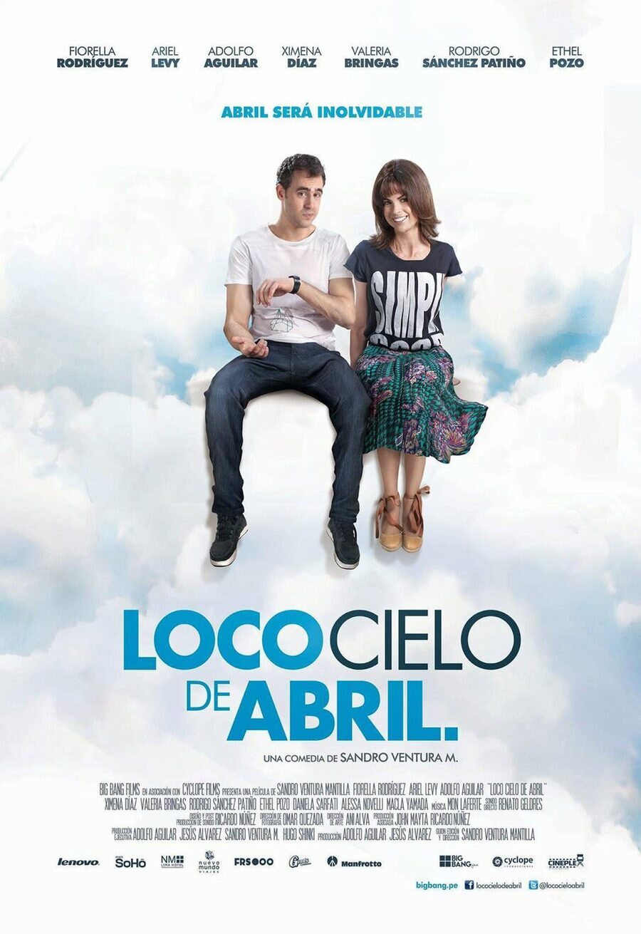 Cartel de Loco cielo de abril - Perú