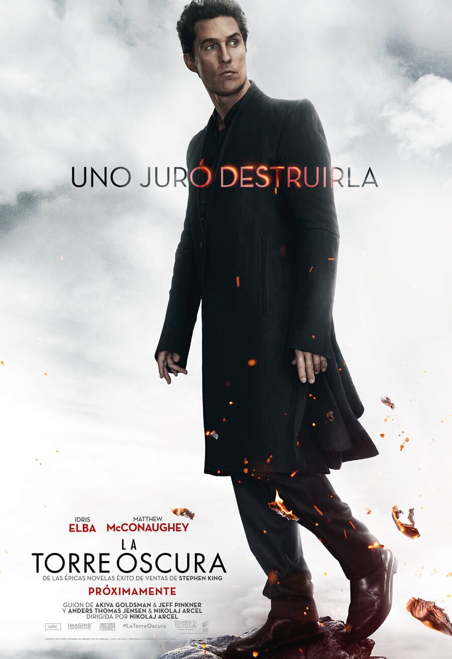 Cartel de La torre oscura - Matthew McConaughey