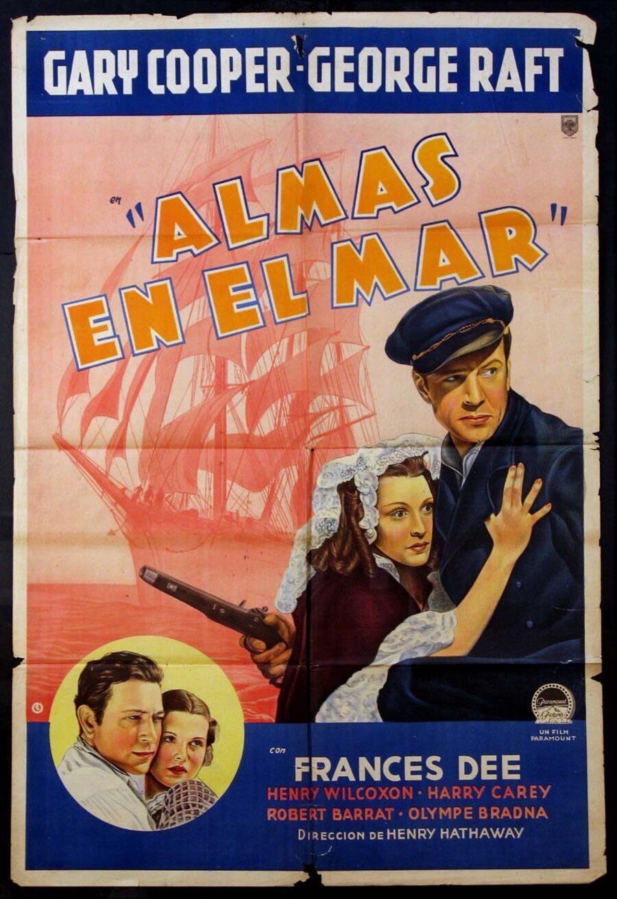 Cartel de Almas en el mar - España #2