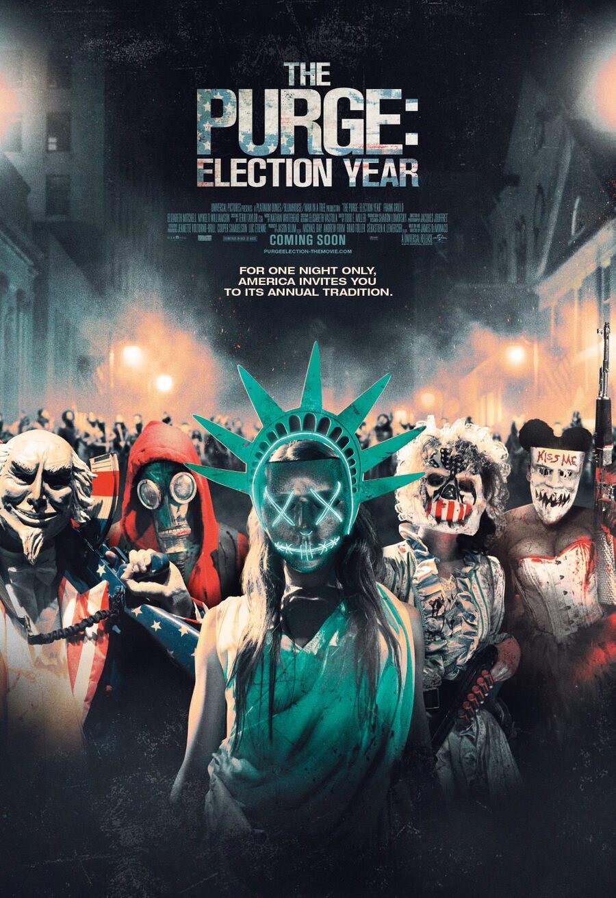 Cartel de Election: La Noche de las Bestias - EE.UU. #2