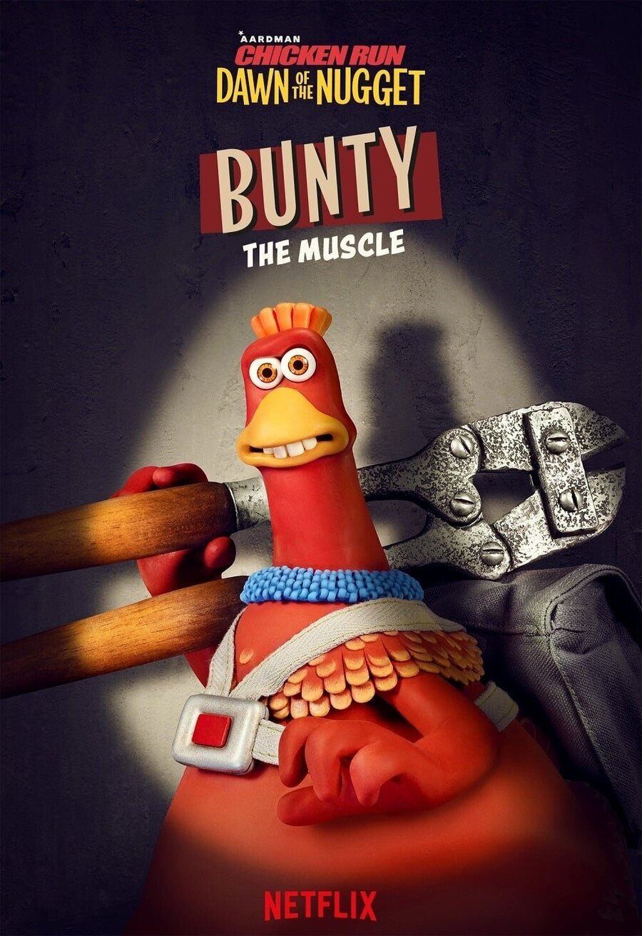 Cartel de Chicken Run: Amanecer de los nuggets - Bunty