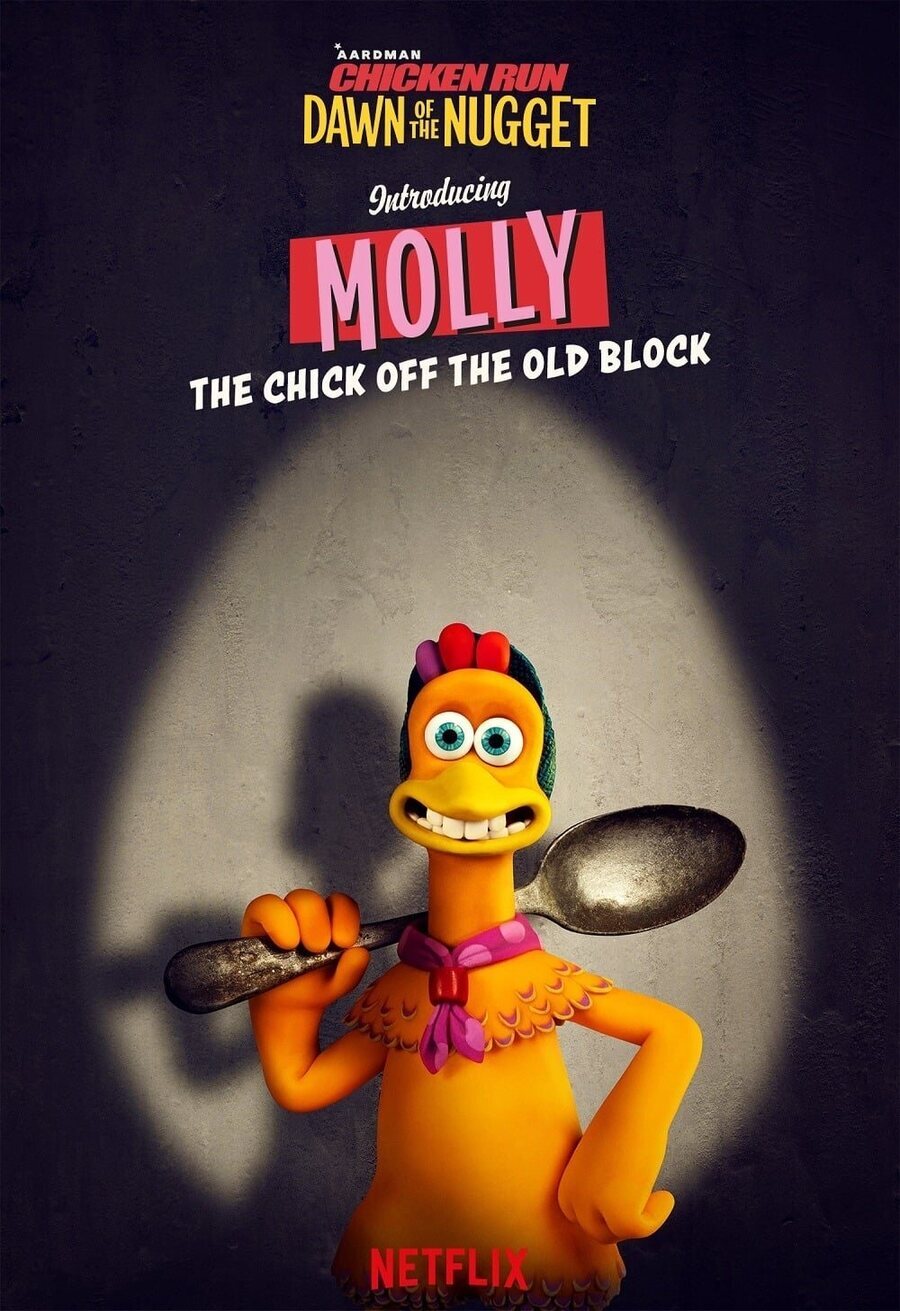 Cartel de Chicken Run: Amanecer de los nuggets - Molly