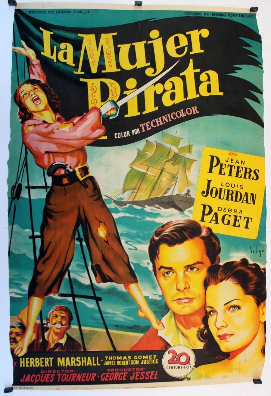 Cartel de La mujer pirata - España