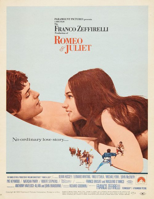 Romeo Y Julieta 1968 Película Ecartelera