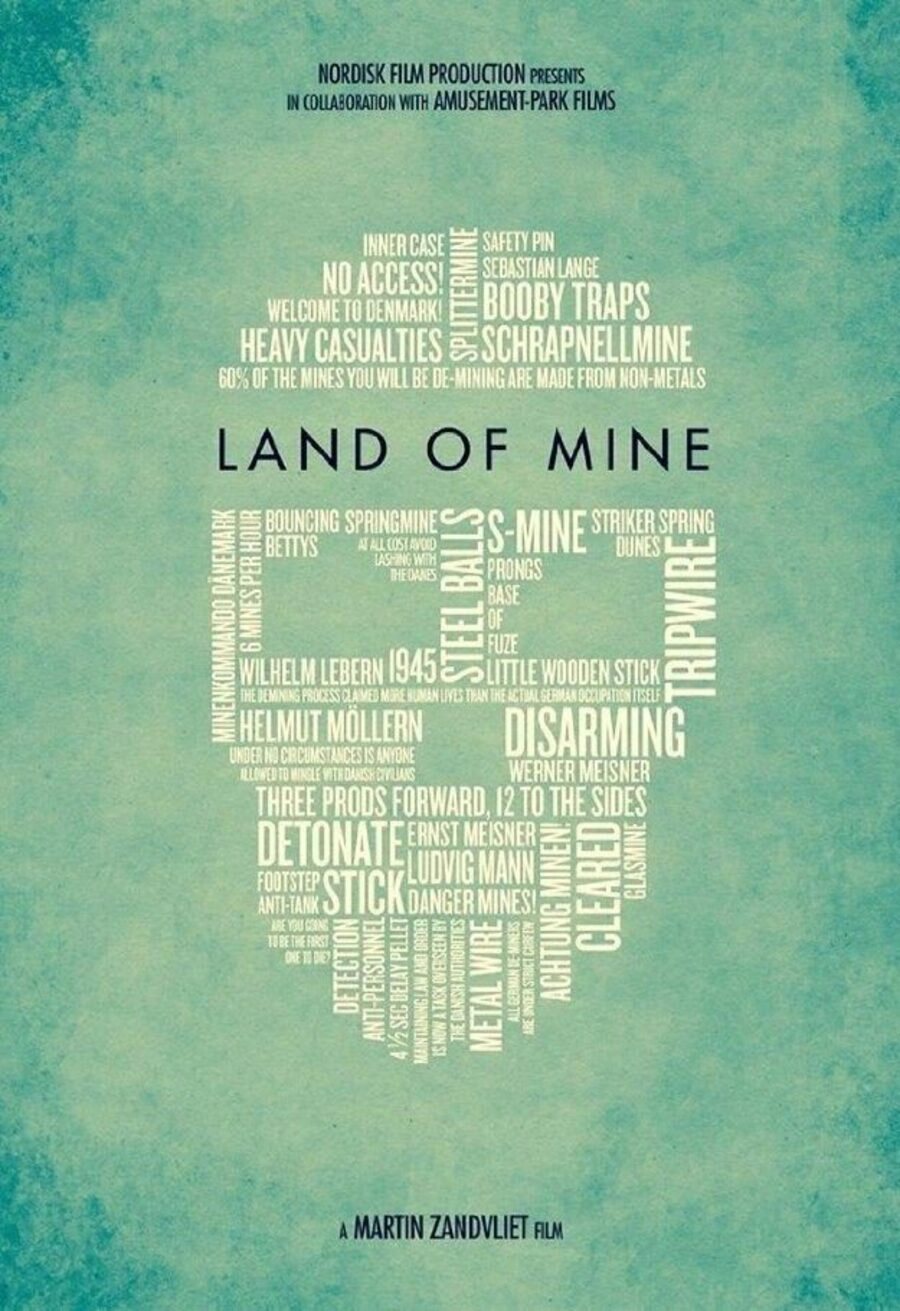 Cartel de Land of Mine: Bajo la arena - Land of Mine