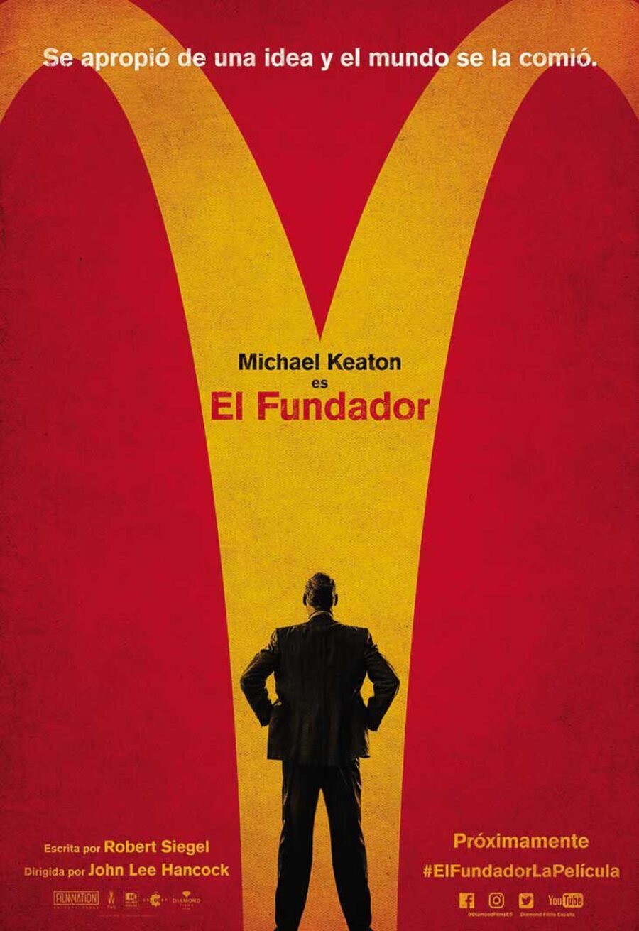 Cartel de El fundador - España