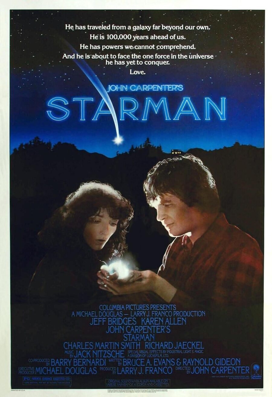 Cartel de Starman. El hombre de las estrellas - E.E.U.U.