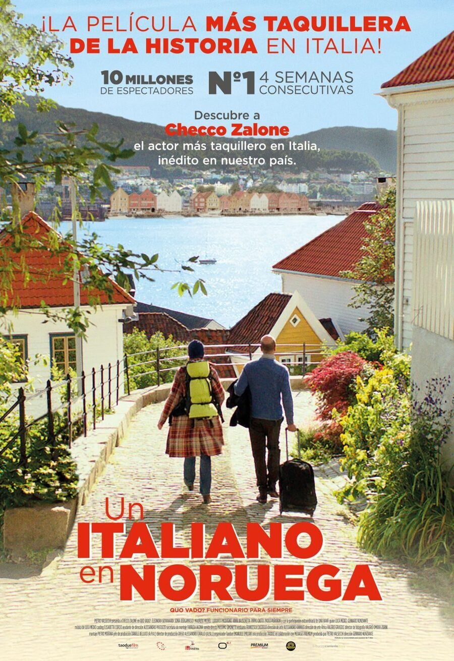 Cartel de Un italiano en Noruega - España