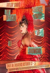 Cartel de Taylor Swift: The Official Release Party of a Showgirl