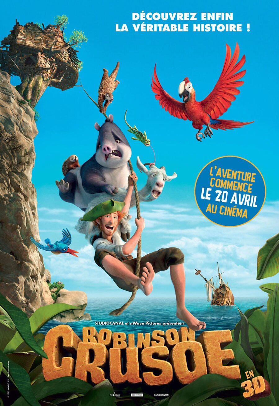 Cartel de Robinson, una aventura tropical - Francia