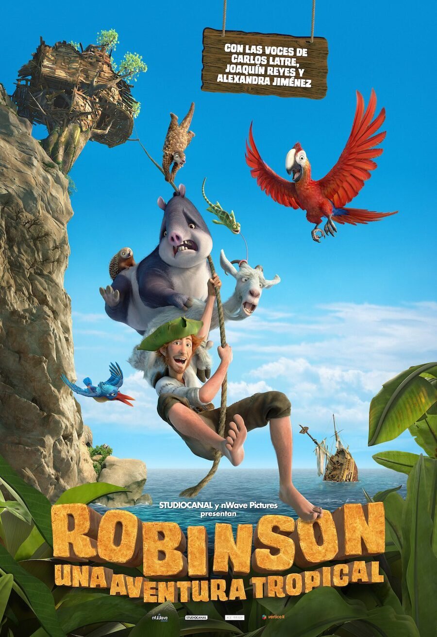 Cartel de Robinson, una aventura tropical - España