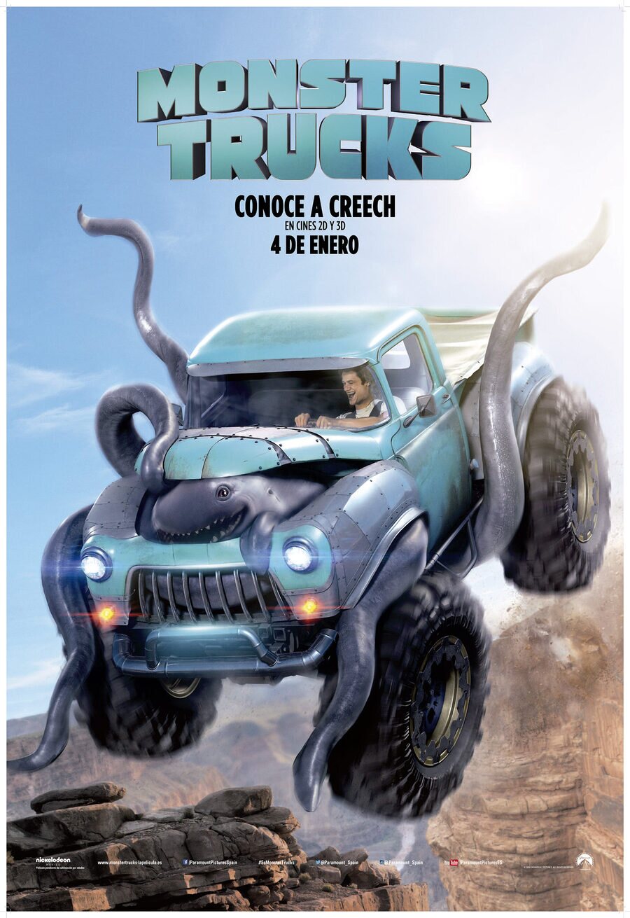 Cartel de Monster Trucks - España