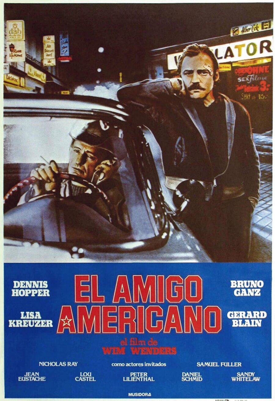 Cartel de El amigo americano - España (Original)