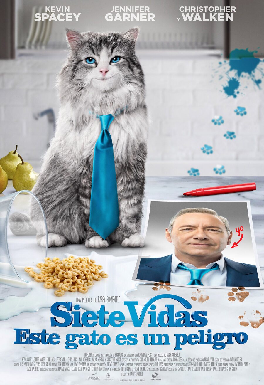 Cartel de Siete vidas, este gato es un peligro - España Póster Final