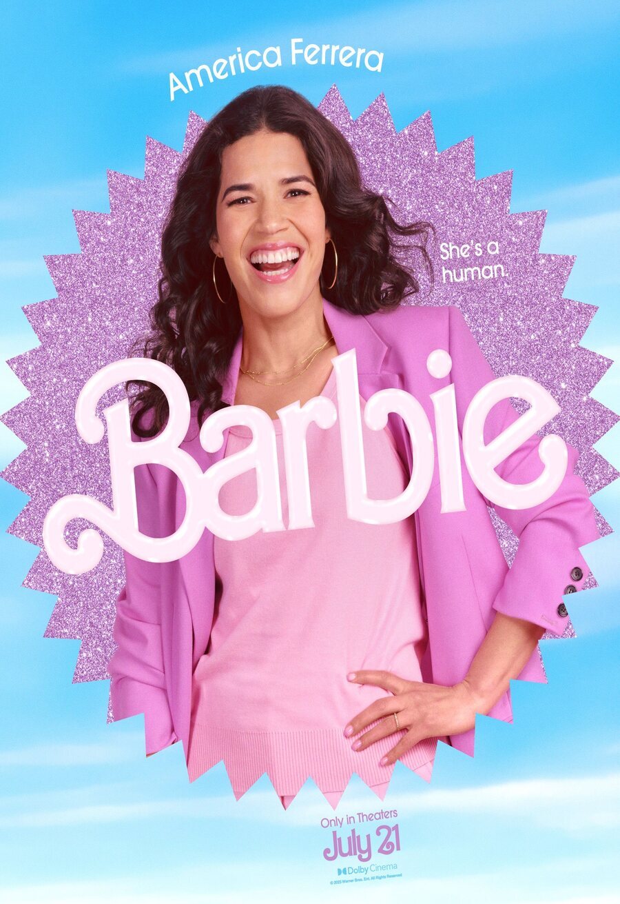 Cartel de Barbie - America Ferrera