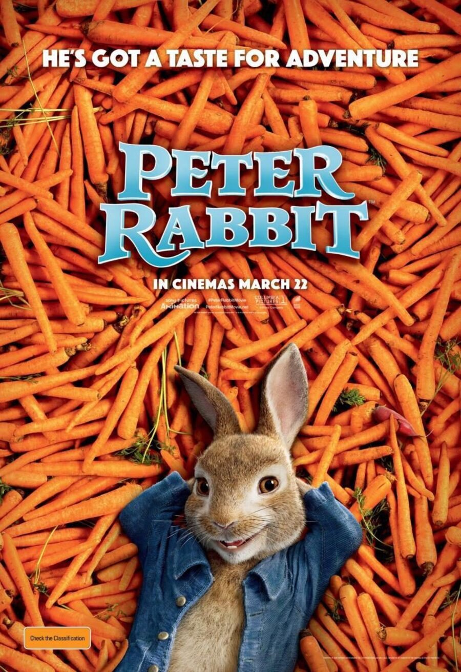 Cartel de Peter Rabbit - Reino Unido