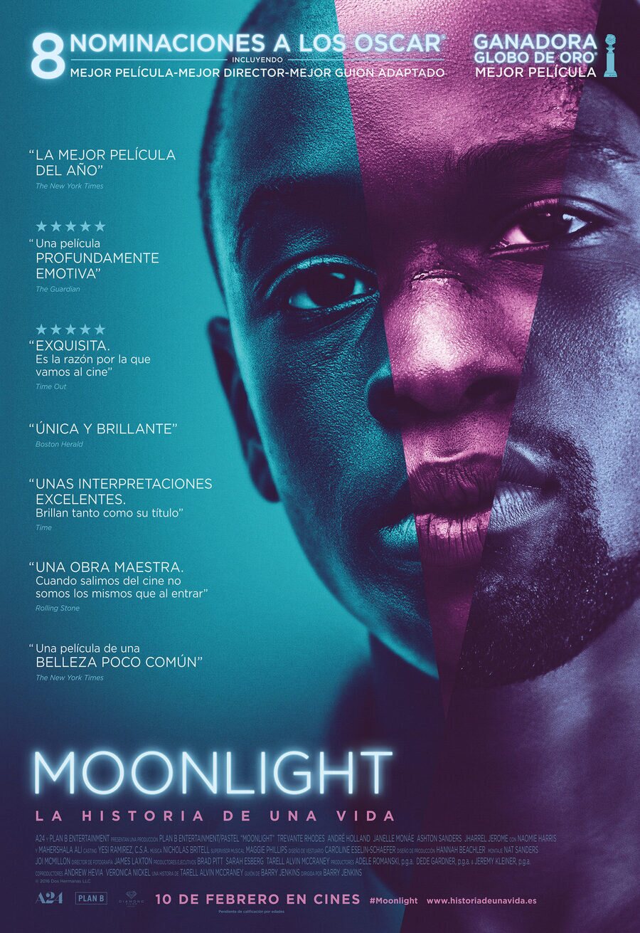 Cartel de Moonlight - Oscars