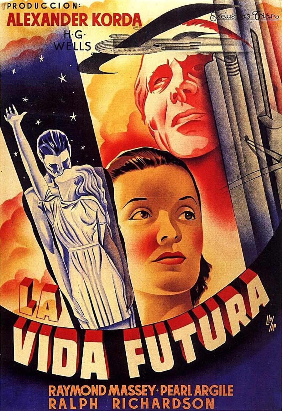 Cartel de La vida futura - España