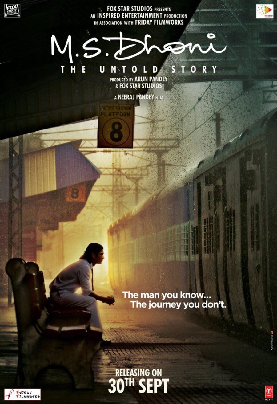 Cartel de M.S. Dhoni: The Untold Story - Estados Unidos