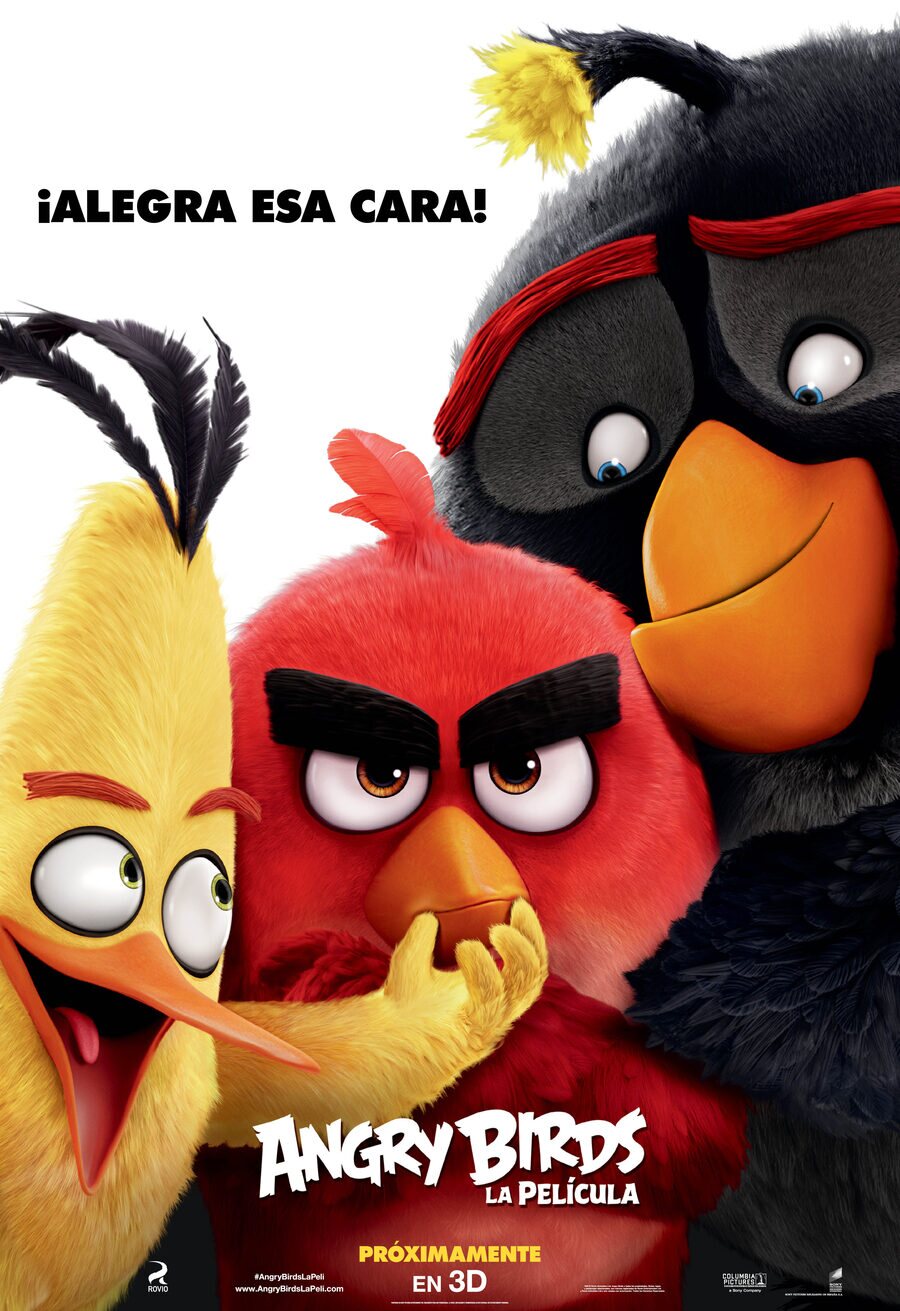 Cartel de Angry Birds. La película - Teaser