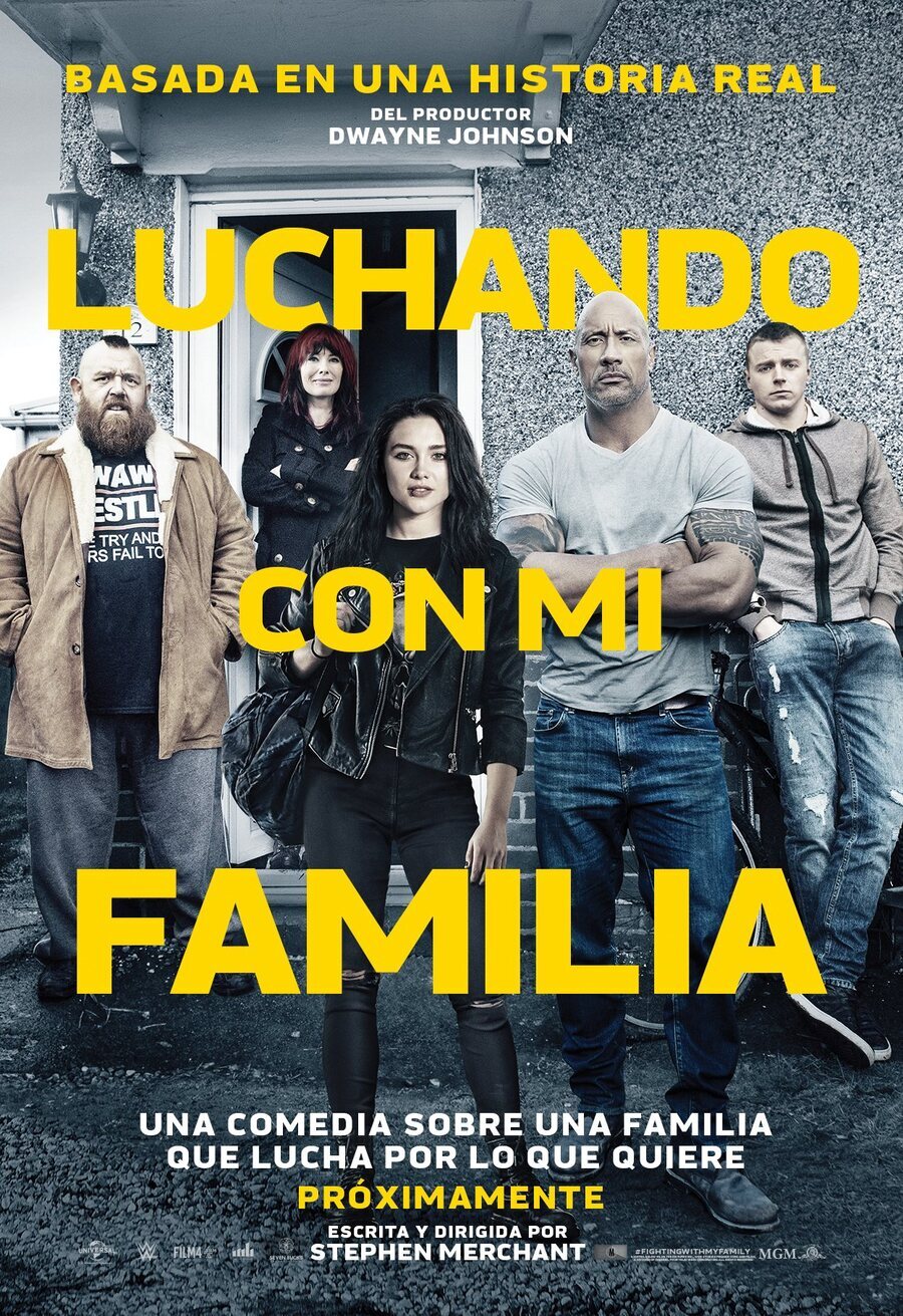 Cartel de Peleando en familia - México