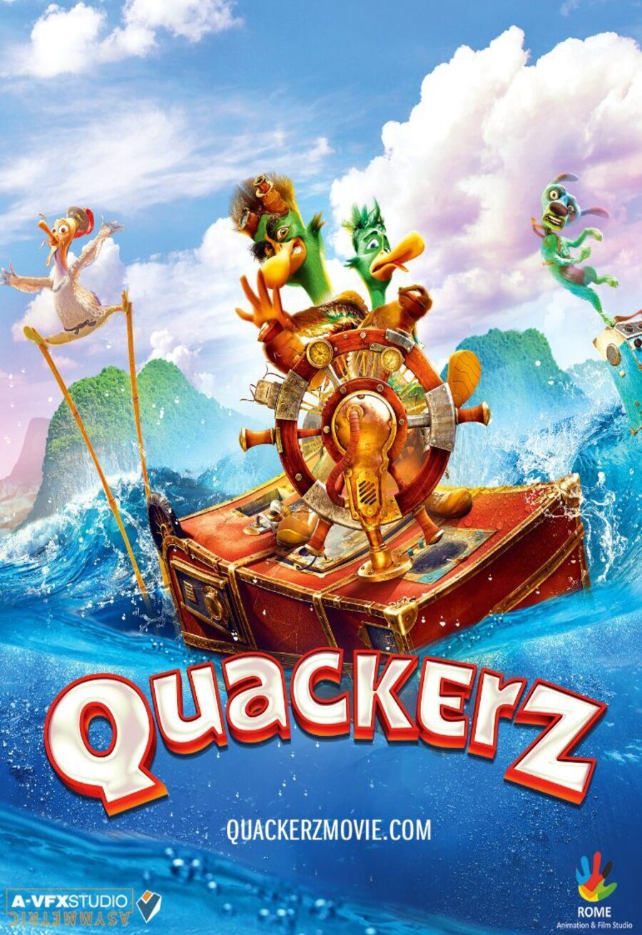 Cartel de Quackers: La leyenda de los patos - Quackerz