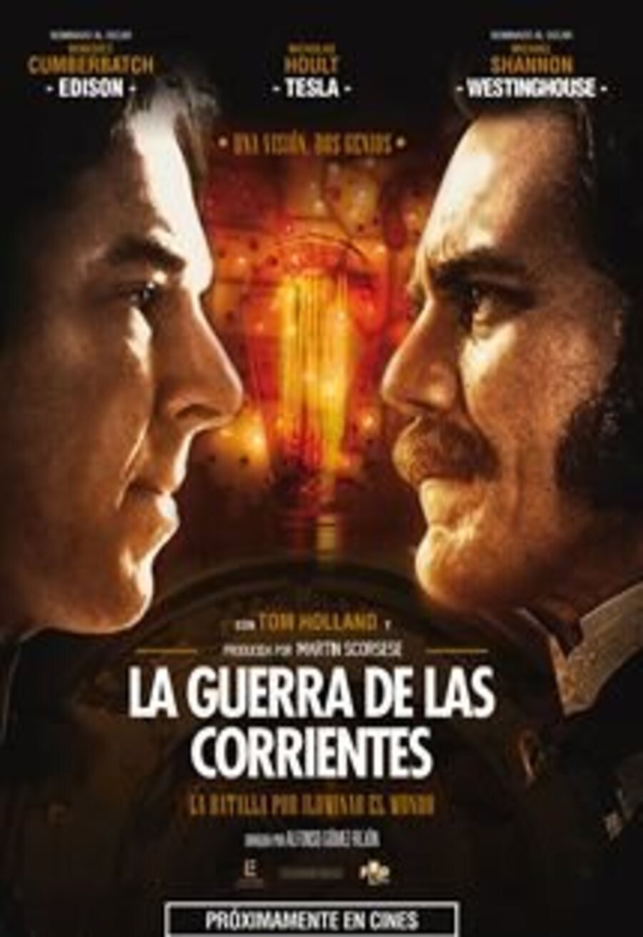 Cartel de La guerra de las corrientes - España