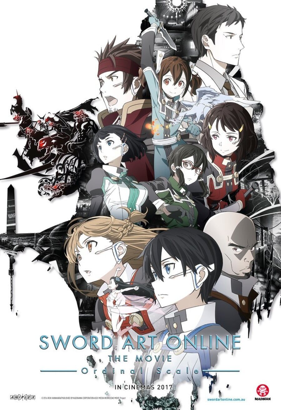 Cartel de Sword Art Online, la película: Ordinal Scale - Estados Unidos #2