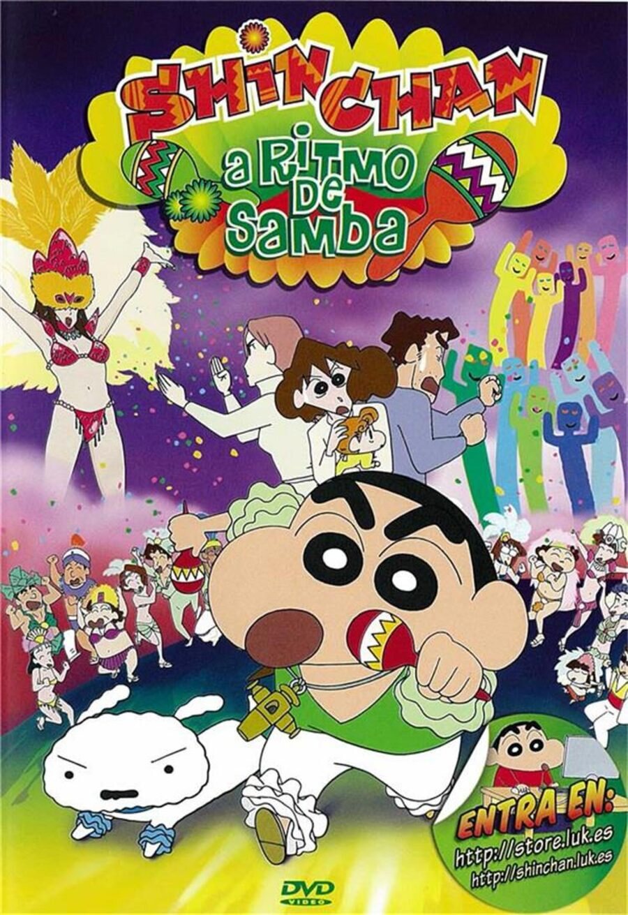 Cartel de Shin Chan - A ritmo de samba - España